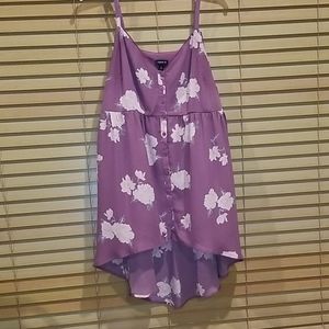 Torrid high low blouse.